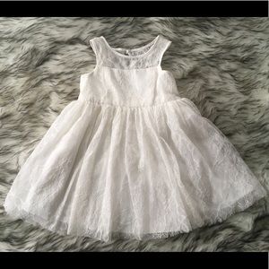 David’s Bridal dress/ 2T/ white/like new